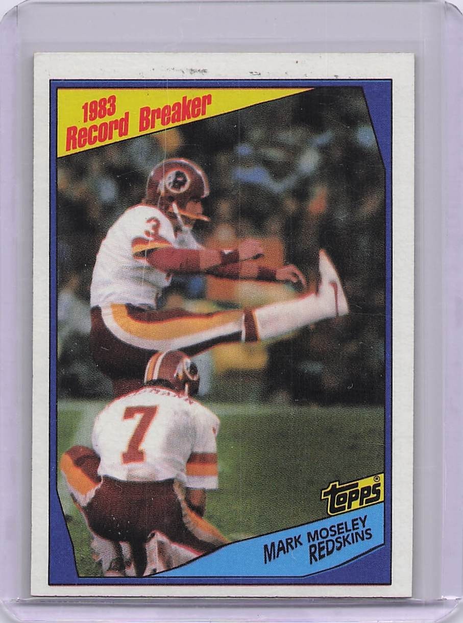 1984 Topps - Record Breaker Mark Moseley #4