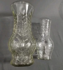 Vintage 1988 FTS Glass Flower Vase | Collectible Glass , W/ S Vase