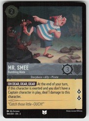 Mr. Smee - Bumbling Mate #184/204 Into the Inklands Disney Lorcana Cold Foil