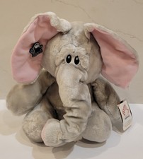 NWT Vintage 1987 Applause Russ Gray White Elephant Plush 12220 Humphrey, 11"