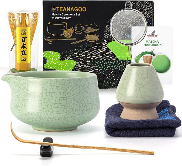 Matcha Set| Matcha Besen|Matcha Tea Set | Matcha Schale| Matcha Whisk,Schaufel,-image