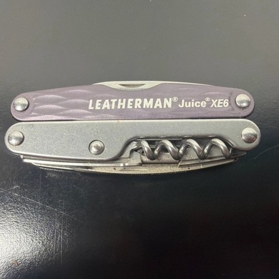 Leatherman Juice XE6 Multi Tool - Gray/Purple