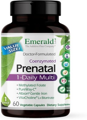 EMERALD LABS Prenatal 1-Daily Multi - Prenatal Multivitamin with Methylated Fo