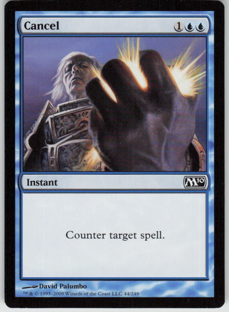 Cancel 44 Common Magic 2010 (M10) Magic: The Gathering Lightly Played