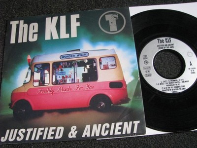 The KLF-Justified & Ancient 7'' Vinyl-1991 Germany-Blow up Records-INT 110.930