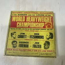 Columbia Pictures World Heavyweight Championship From 1897-1973 8mm Film, Boxing