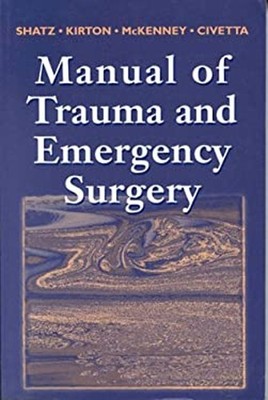 Manual of Trauma and Emergency Surgery Paperback