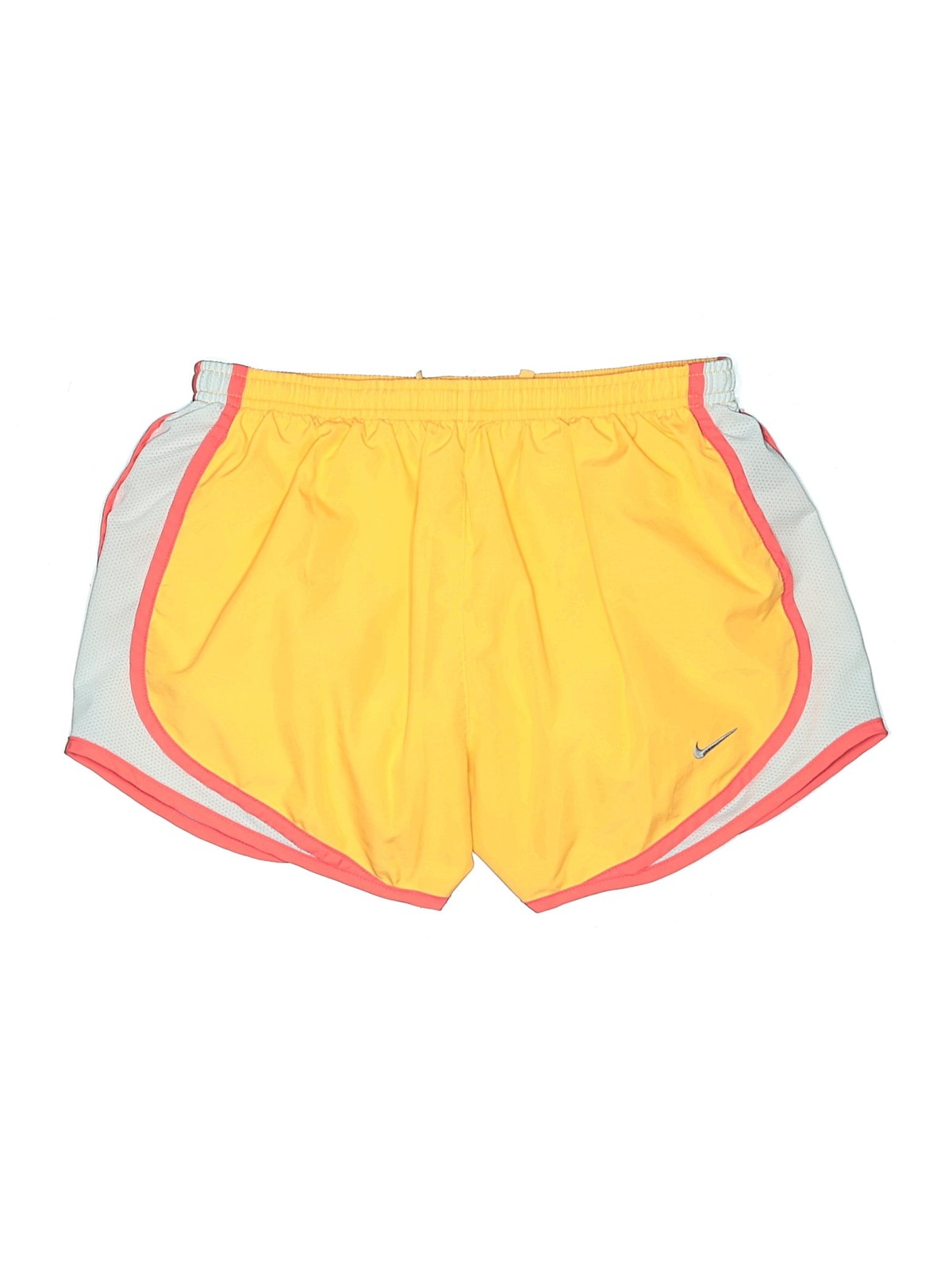 Nike Women Yellow Athletic Shorts S