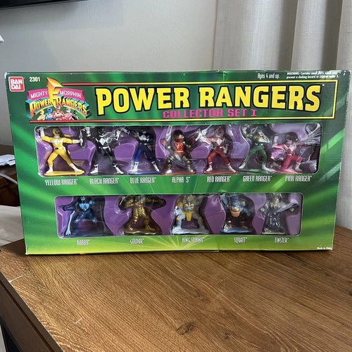 VINTAGE MIGHTY MORPHIN POWER RANGERS 1994 BANDAI COLLECTOR SET:1  NEW & Sealed!