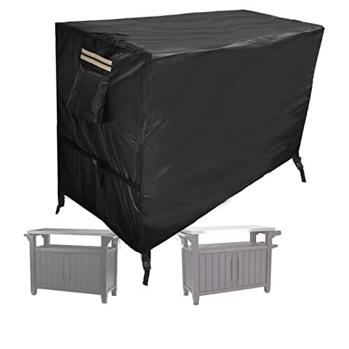 Skyour Housse Protection Table Keter Unity XL - Étanche 140x61x90 Cm
