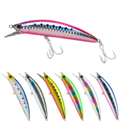 7PCS 9cm 28g Shallow Diving Wobblers Minnow Jerkbait Fishing Lure Crankbait