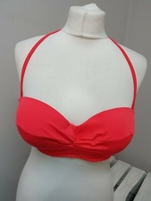 NEW LOOK PLAITED STRAP UNDERWIRED BRA BIKINI TOP SWIMWEAR  (Z14-2)