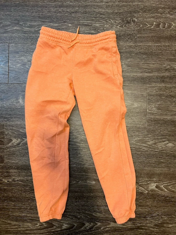 Conjunto de pantalones jogger con capucha naranja signo de la paz azul marino antiguo para niñas 10/12 grandes niños jóvenes Foto 3 de 4