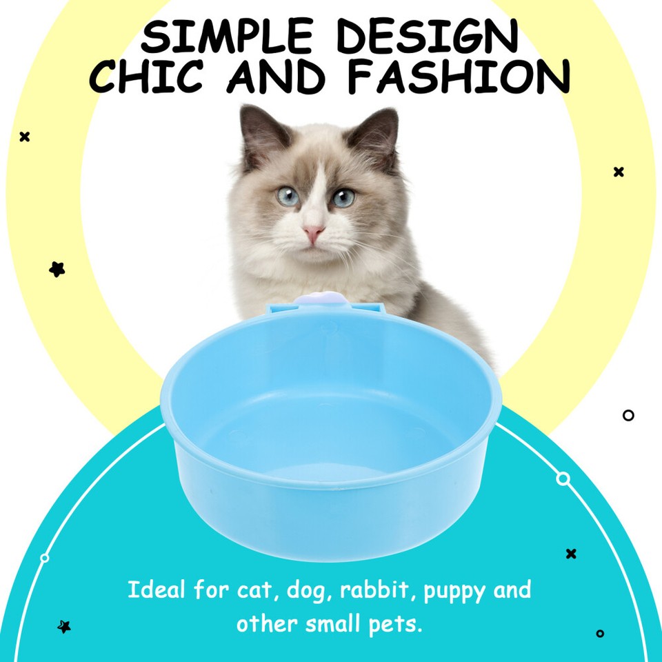 Heated Pet Bowl Dog Crate Water Bottle Dispenser Food Cat Bowls eBay