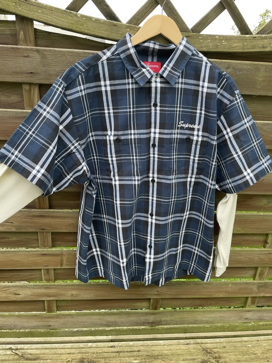 Supreme Thermal Work Shirt - Plaid - XL. Ready To Dispatch✅