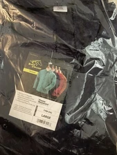 Revco Black Stallion 30" FN9-30C 9 oz Cotton FR Navy Welding Jacket Size Large