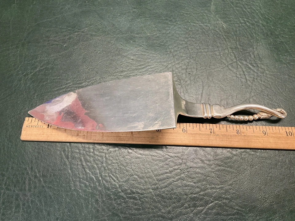 Flor de servidor de pasteles de plata esterlina 925 Fine Sanborns 9-3/4" ~ 177 g ~ México Foto 3 de 4