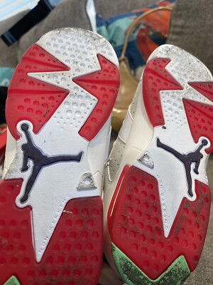 Nike Air Jordan 6 Retro (GS) Hare White Grey Black True Red 384665