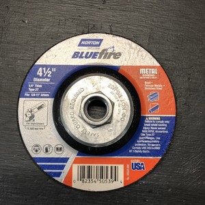 Norton 66252843212 BlueFire Cutting /& Grinding Wheel 4-1//2/" Dia x 1//8/" thick x