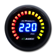 52mm Digital Air Pressure Gauge 220 Psi Mechanical Sensor Air Ride Suspension