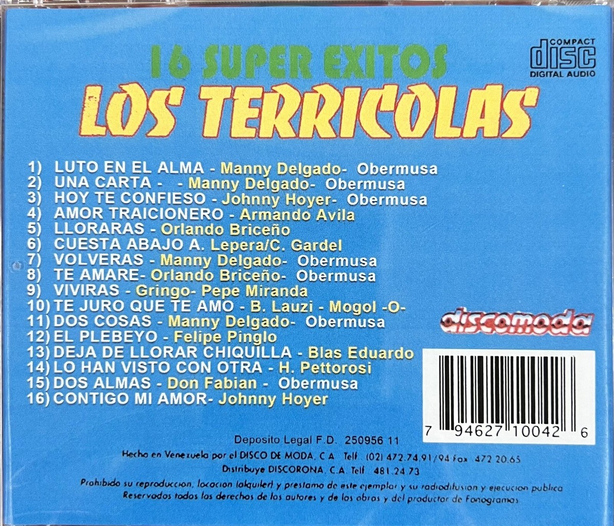 Los Terricolas 16 Super Exitos Latin CD for sale online | eBay