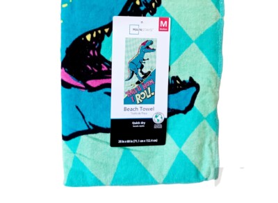 Mainstays Dinosaur Beach/Bath Towel-THIS IS HOW I ROLL-Skateboard-28x60''