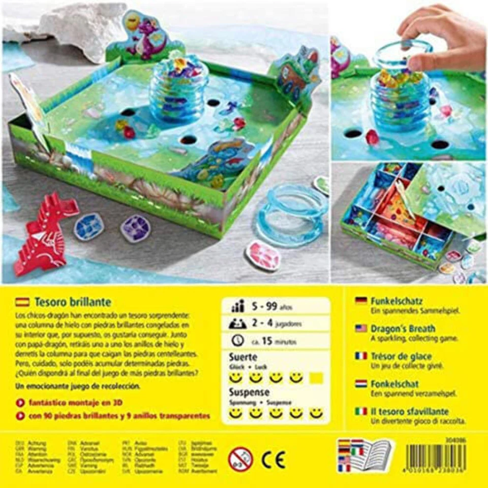 Haba Games Dragons Breath Juego de mesa de dos a cuatro jugadores a partir de 5 - Imagen 3 de 3