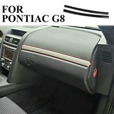 Carbon fiber style control dashboard panel protective trim cover for Pontiac G8