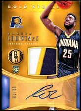 Rakeem Christmas 2015-16 Panini Gold Standard Gold Strike Jersey Auto Prime #5