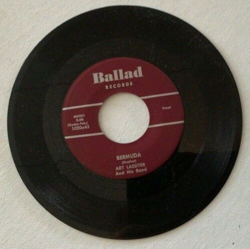 ART LASSITER & HIS BAND-BALLAD- JUST ANOTHER DAY IN THE LIFE OF A FOOL, 1958 45 - Imagen 3 de 4
