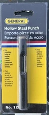 General Tools 1280J Forged Hollow Steel Punch with Side Holes 3/8 in. (G4)
