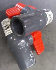 SCH 80 PVC BALL VALVE SLIP X SLIP 1/2" PROPLUS *252230