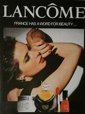 PUBLICITÉ DE PRESSE 1988 PARFUM MAGIE NOIRE DE LANCÔME PARIS