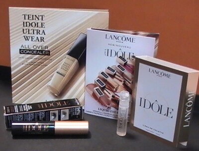 LANCOME - IDOLE - L' EAU DE TOILETTE, CONCEALER, EYE-BLUSHER & MASCARA - 4 NEW