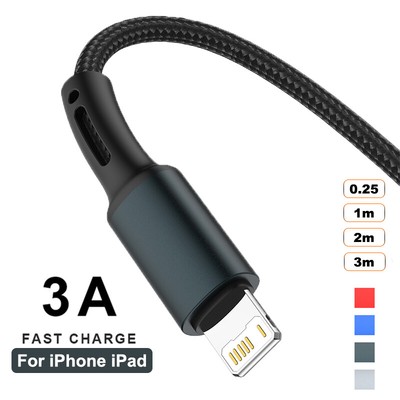 Heavy Duty USB Fast Charging Charger Cable For iPhone 7 8 11 12 13 14 Plus Cord