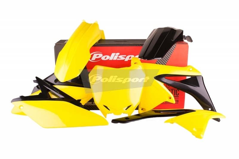 Kit plastiques Polisport Suzuki RM85 couleur origine 2002-2016