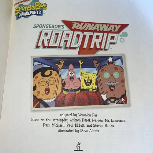 SpongeBobs Runaway Road Trip (SpongeBob SquarePants) - Paperback - VERY GOOD - Picture 2 of 6