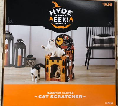 haunted house cat scratcher