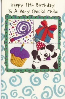 P.S. Greetings Birthday Card: Happy 11th Birthday To a Very Special Child
