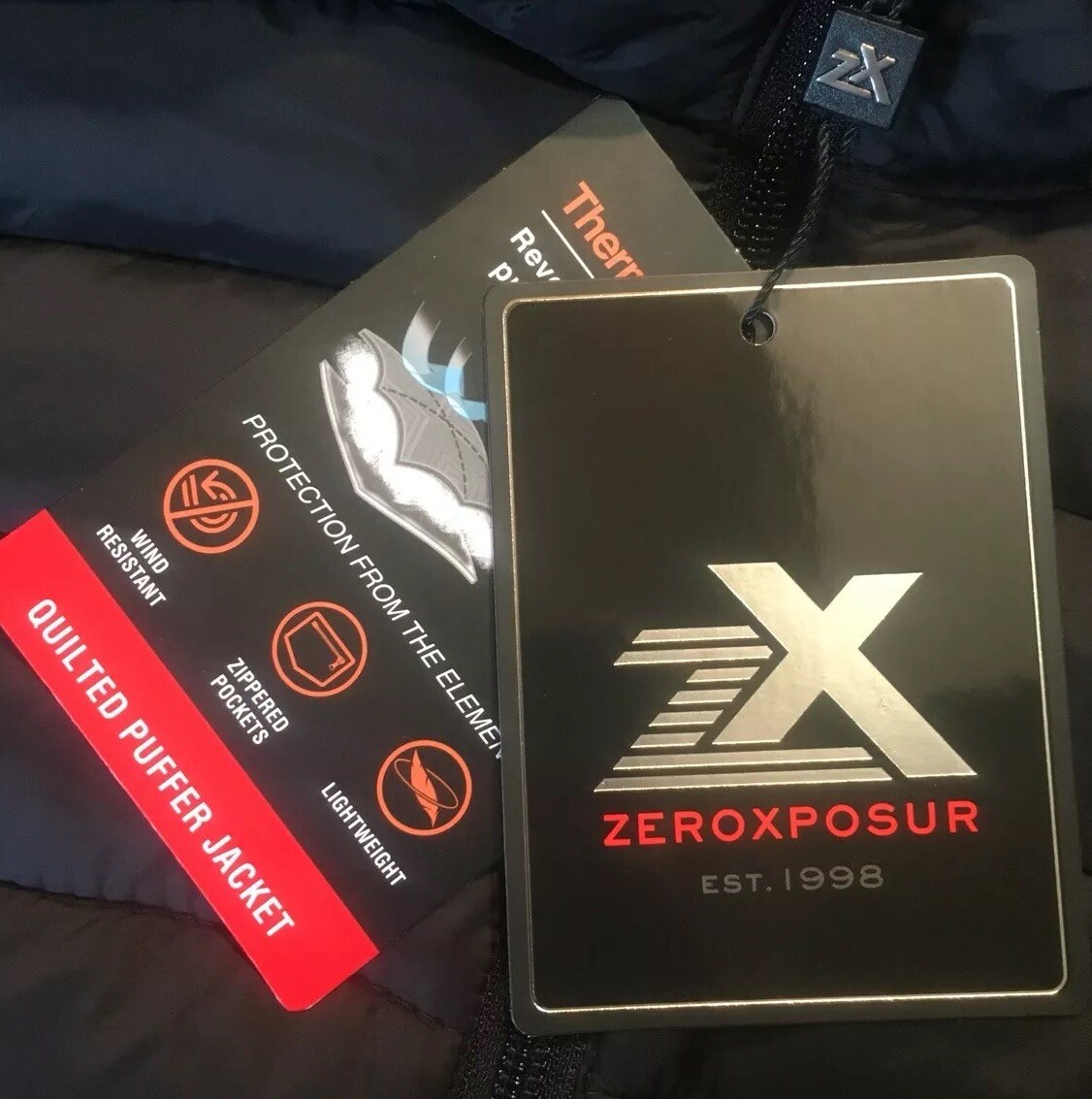 Men's 👕💙 ZeroXposur Lightweight Quilted Puffer Jacket. Brand NEW