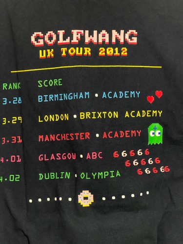 Tyler the creator 2012 UK Tour Tee Rare Golf Wang OFWGKTA - Bild 4 von 5
