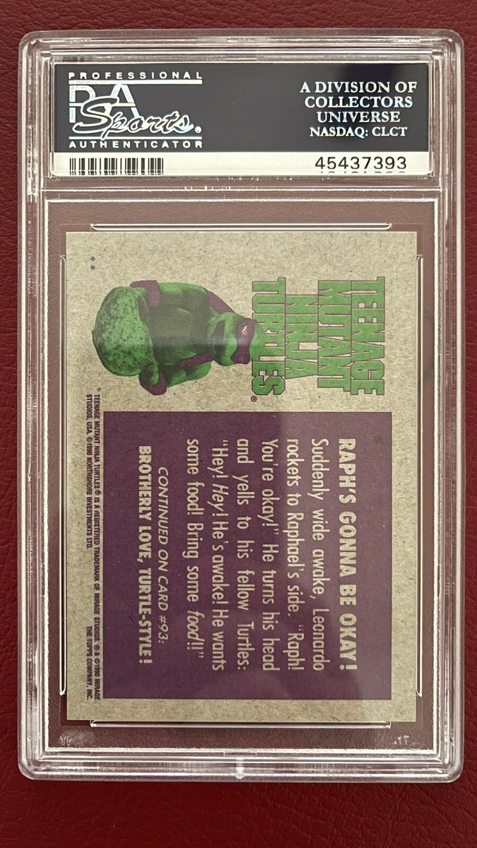 PSA 10 1990 Topps TMNT Movie Ralph's Gonna be Okay! #92 POP 1💫 | eBay