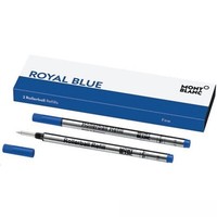 2X Montblanc Rollerball/Tintenroller Mine F Royal Blue/Blau - Refill/Ersatz