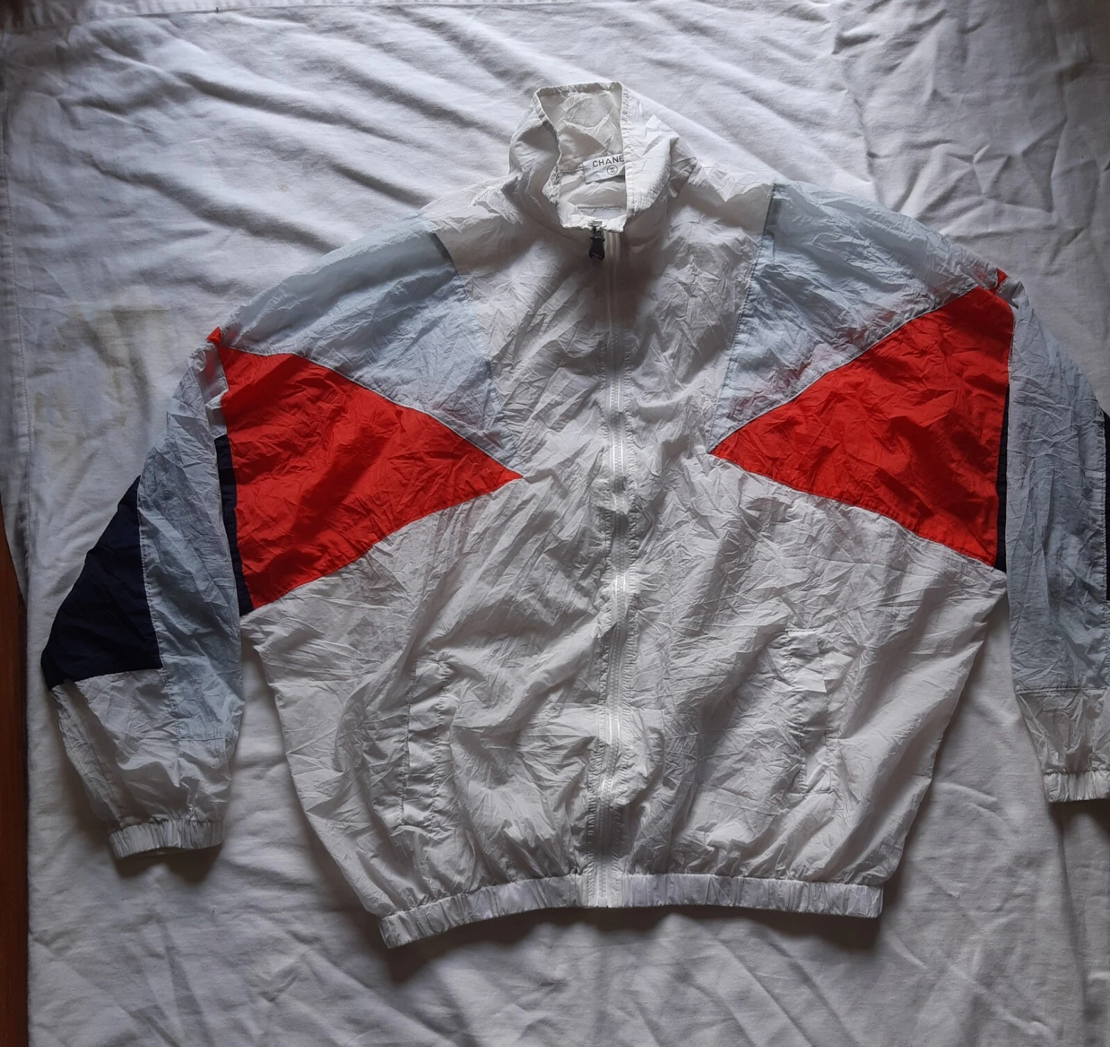 Autentica giacca bianca Chanel taglia 36 made in France