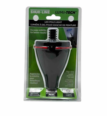 Shur-Line Lumi-Tech LED Pole Light Paint Stick Attachment Threaded Adapter - New