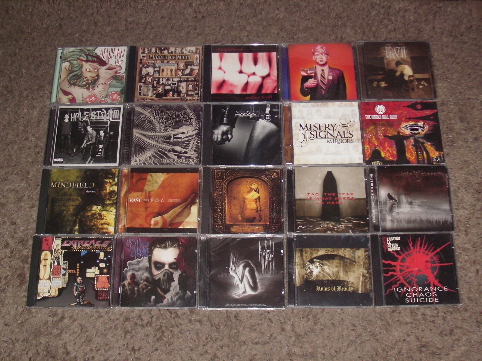 MASSIVE LOT OF 60 HEAVY/EXTREME METAL CDs THRASH DEATH BLACK POWER HARD