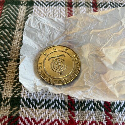 BU Tiffany & Co Twenty Five Dollars Money Medal/Coin .925 Sterling Silver 30.9g