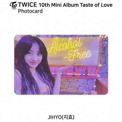 TWICE taste of love トレカ alcoholfree TWICE Official Taste of Love Alcohol Free Photocards 10th