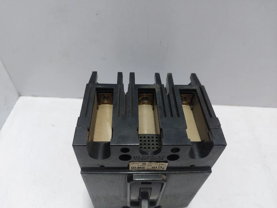 Gould I-T-E EH3-M040 Circuit Breaker 3 Pole Unit 40A - Image 3 of 4