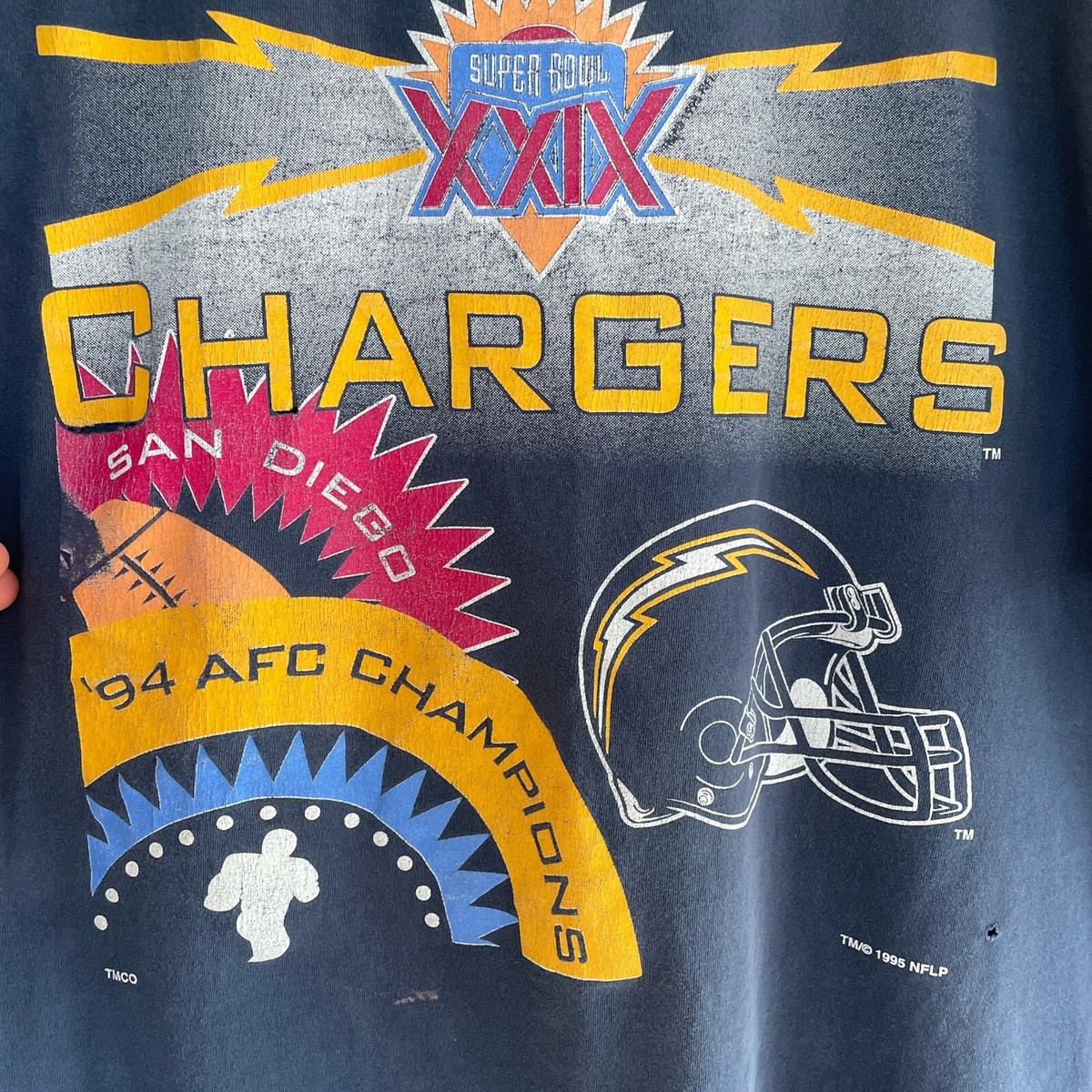Vintage San Diego chargers Super Bowl xxix afc champion Vintage San Diego chargers Super Bowl xxix afc champion